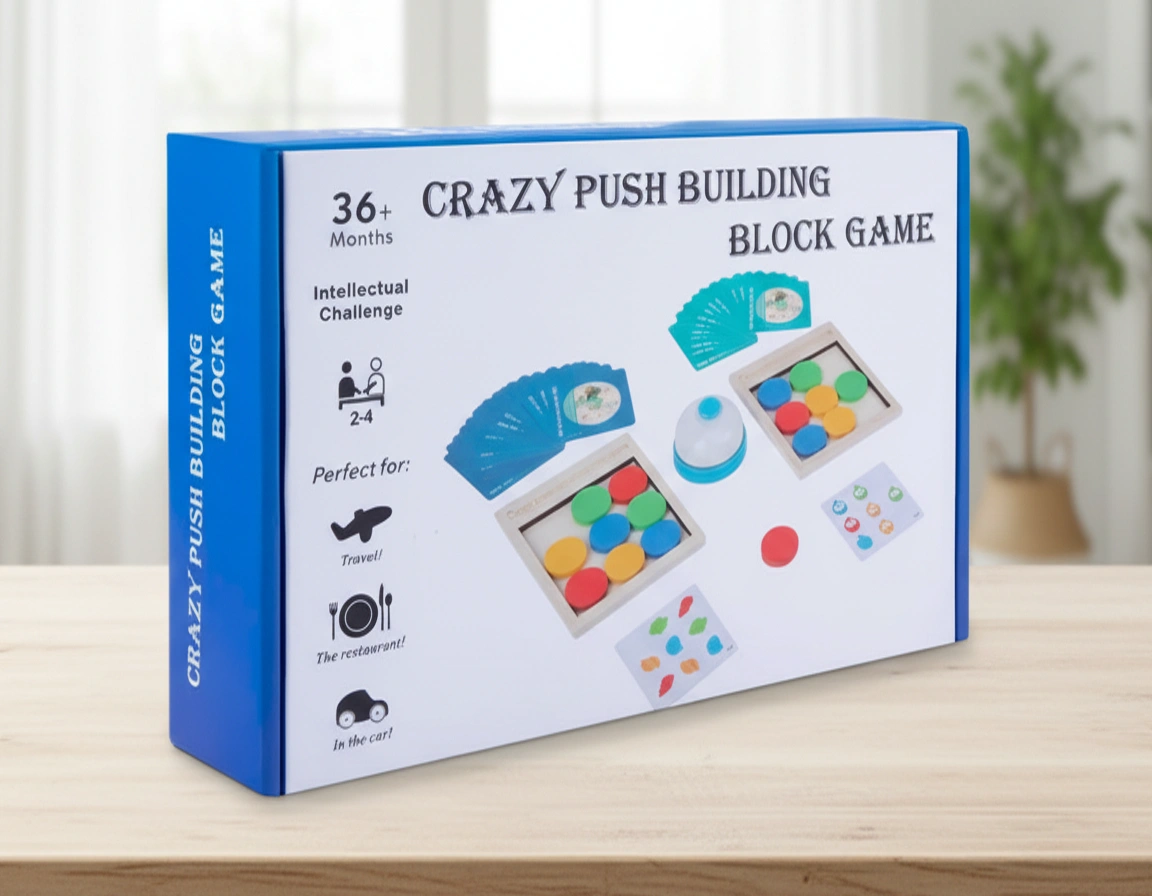 Crazy Push Building Block Game