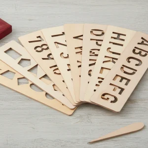 Graphisme en bois des Lettre+Forme