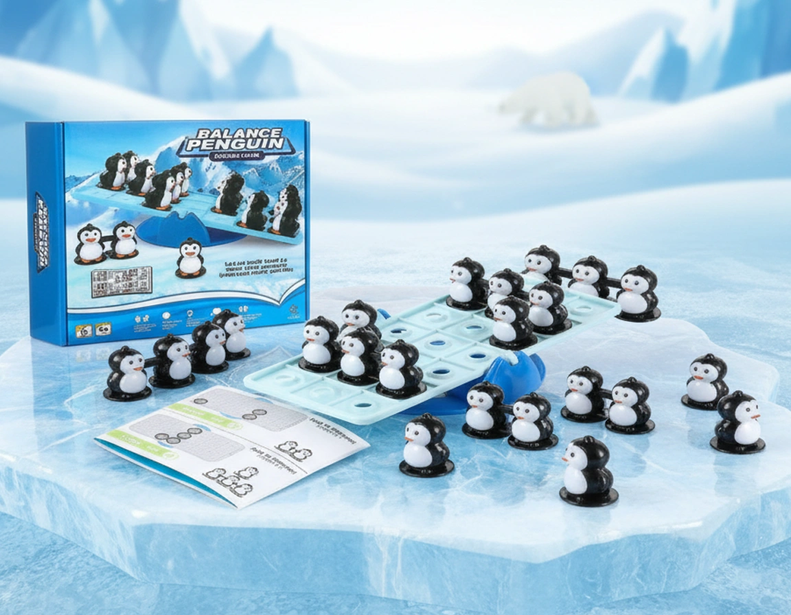 balance penguin board game