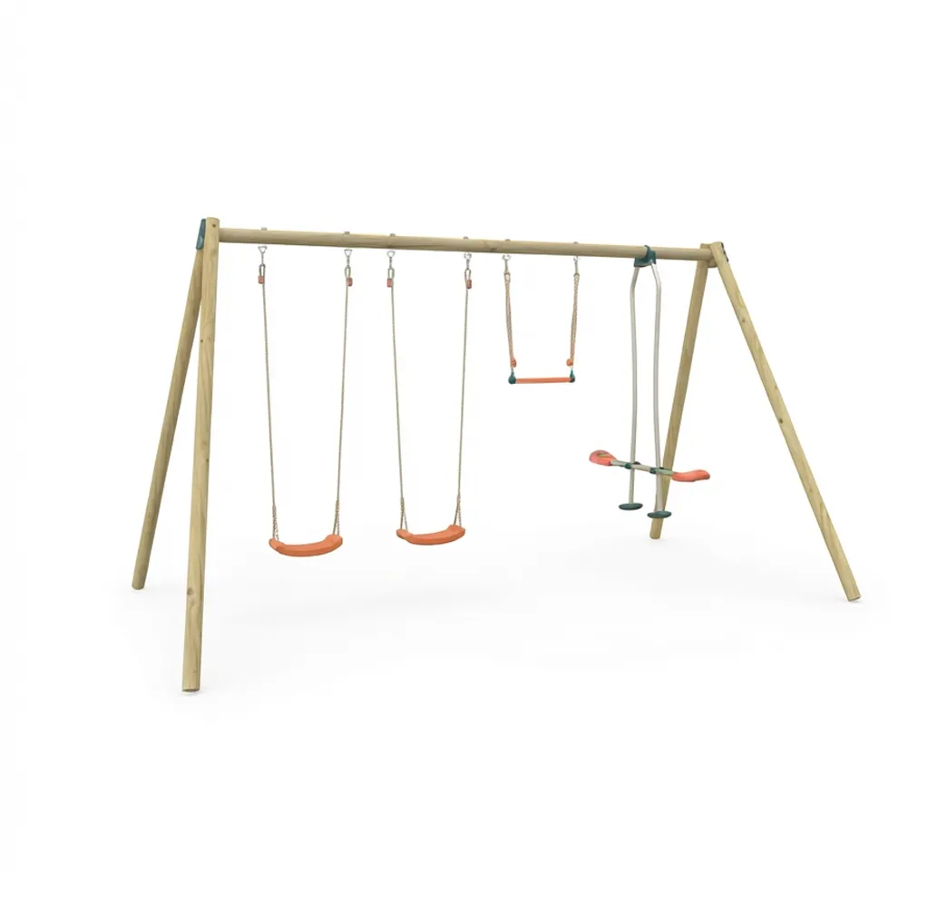 Balançoire double avec face à face Techwood Harmonie MANOU