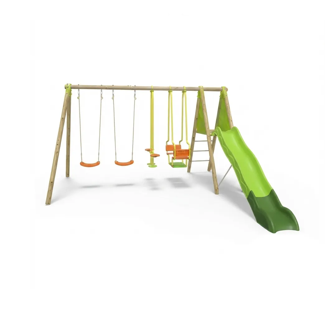 Portique bois poutre métal 2,30 m Techwood KAHECO